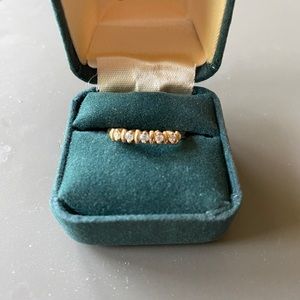 Diamonique Half Eternity Ring